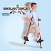 Geospace Adjustable Walkaroo Steel Stilts for Kids - Indoor/Outdoor Play, Exercise, Steel Stilts for Adults- Up to 220 lbs, Height Adjustable Walking Stilts, Kids Stilts -Red view 2