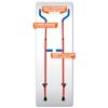 Geospace Adjustable Walkaroo Steel Stilts for Kids - Indoor/Outdoor Play, Exercise, Steel Stilts for Adults- Up to 220 lbs, Height Adjustable Walking Stilts, Kids Stilts -Red view 3