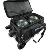 Pyramid Path Premium Deluxe Double Roller with Oversized Accessory Pocket Bowling Bag (Black/Black) view 2