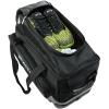 Pyramid Path Premium Deluxe Double Roller with Oversized Accessory Pocket Bowling Bag (Black/Black) view 3