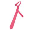 K. Alexander Mens Necktie SOLID Satin Neck Tie Hot Pink view 4
