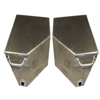 Beavertail Boat Float Pods, Small - Fits 14', 15' and 16' Boats