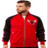 Mitchell & Ness Chicago Bulls Backboard Track Jacket Medium Red view 1