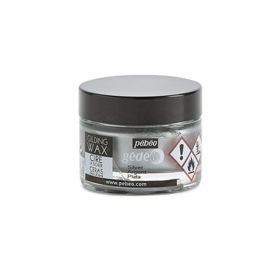 Pebeo Gilding Wax, 30 ML, Silver