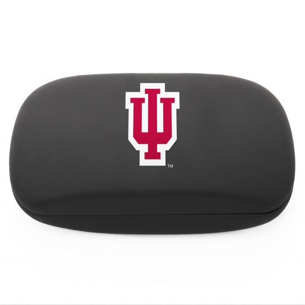 Society43 NCAA Hard Eyewear Case with Team Logo, Indiana Hoosiers-Black