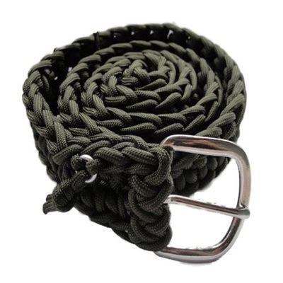 PREPARACORD 550 Paracord Survival Belt with Buckle (Olive Drab, XXL)