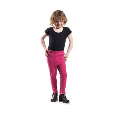 HyPERFORMANCE Tots Star Jodhpurs (M) (Pink/Gray & Silver Stars)