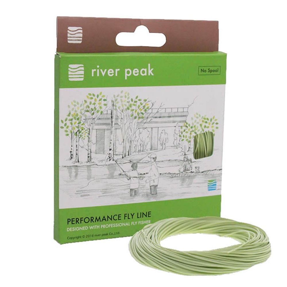 Fly Line DT-4F Double Taper Floating 100FT (30.5m) (Grass Green)