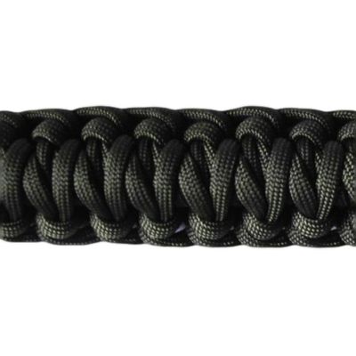 550 Paracord Survival Belt with D-rings (Olive Drab, Medium)