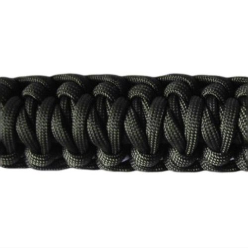 550 Paracord Survival Belt with Plastic Side-Release Buckle (Olive Drab, Medium)