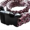550 Paracord Survival Belt with Plastic Side-Release Buckle (Sneaky Pink Camo, Small) view 1
