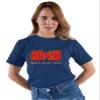 Go All Out X-Large Navy Blue Adult ADHD Highway to Hey Look A Squirrel Funny Music T-Shirt view 3
