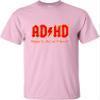 Go All Out X-Large Pink Adult ADHD Highway to Hey Look A Squirrel Funny Music T-Shirt view 1