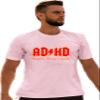 Go All Out X-Large Pink Adult ADHD Highway to Hey Look A Squirrel Funny Music T-Shirt view 2