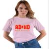 Go All Out X-Large Pink Adult ADHD Highway to Hey Look A Squirrel Funny Music T-Shirt view 3