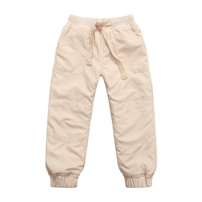 Richie House Little Girls' Cream Pants with Adjustable Waistband RH0910-B-2/3