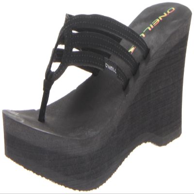 O'Neill Women's Tiki Too Slide Sandal,Black,11 M US