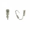1928 Jewelry Silver Clip On Earrings Converter (1 Pair) view 1