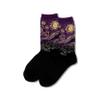 Hot Sox Womens Fun Famous Artist Paintings Crew Socks - 1 Pair Pack Cool & Gifts Hosiery, Starry Night (Purple), 4-10 US view 4