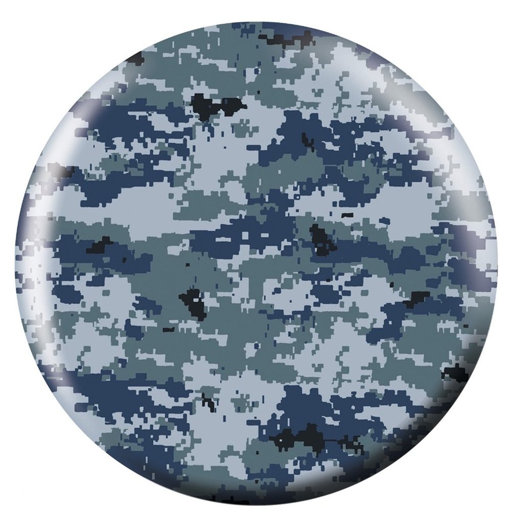 Bowlerstore Products Blue/Gray Camouflage Bowling Ball (12lbs)