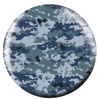 Bowlerstore Products Blue/Gray Camouflage Bowling Ball (14lbs)