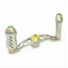 Livre Reel Crank Feather 90 (for The Right Volume) for Shimano (Titanium P + Gold G) view 1