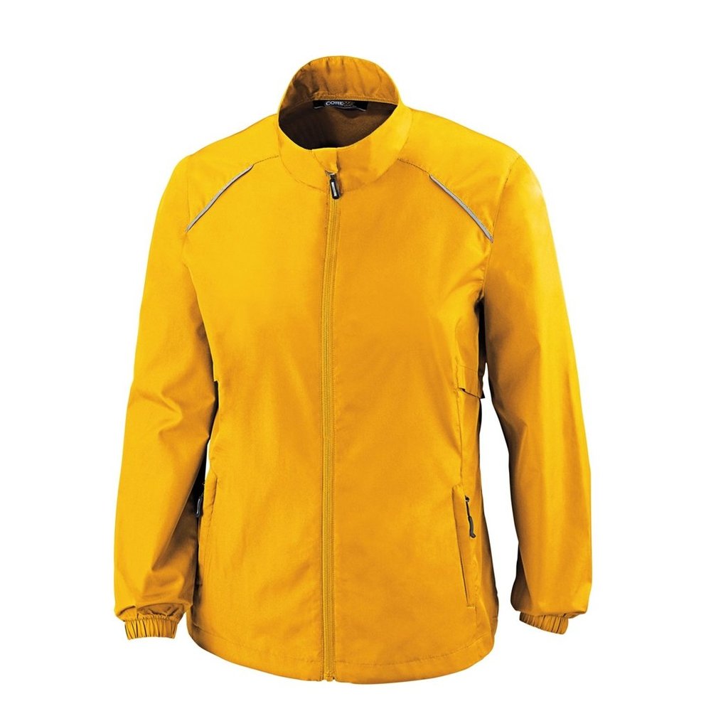 Ash City Ladies Motivate Core 365 Unlined Lightweight Jacket (X-Small, Campus Gold)