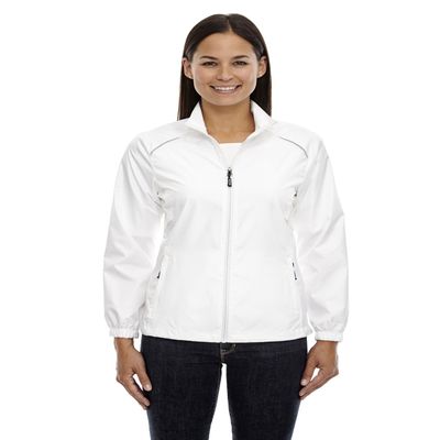 Ash City Ladies Motivate Core 365 Unlined Lightweight Jacket (XX-Large, White)