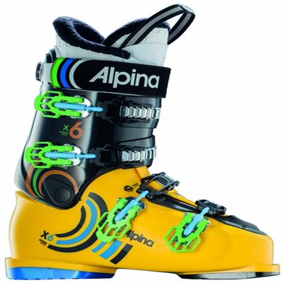 ALPINA Sports X6 Action Alpine Downhill Ski Boots, Orange, 260