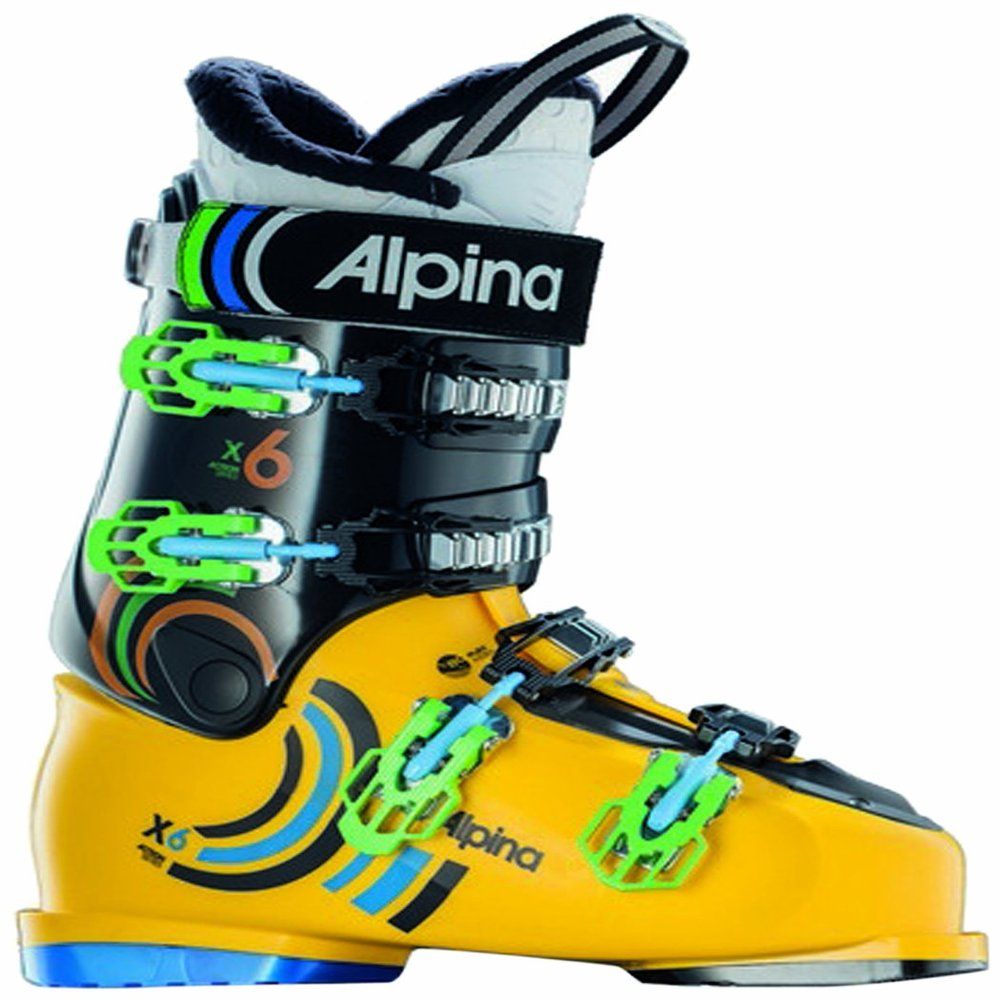 ALPINA Sports X6 Action Alpine Downhill Ski Boots, Orange, 260