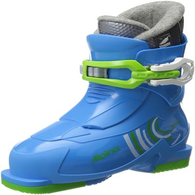 ALPINA Sports Kid's Zoom Action Alpine Downhill Ski Boots, White, 215