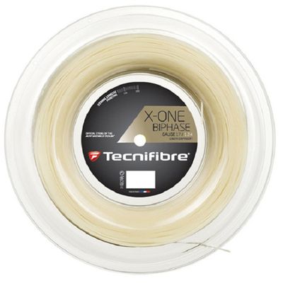 Tecnifibre X-one Biphase 17g Tennis String Natural - Reel