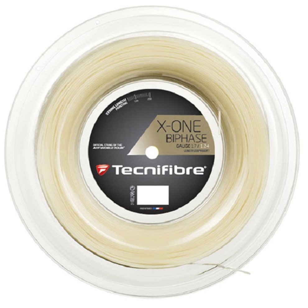 Tecnifibre X-one Biphase 17g Tennis String Natural - Reel