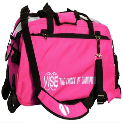 Vise Three Ball Tote Roller Bowling Bag, Pink