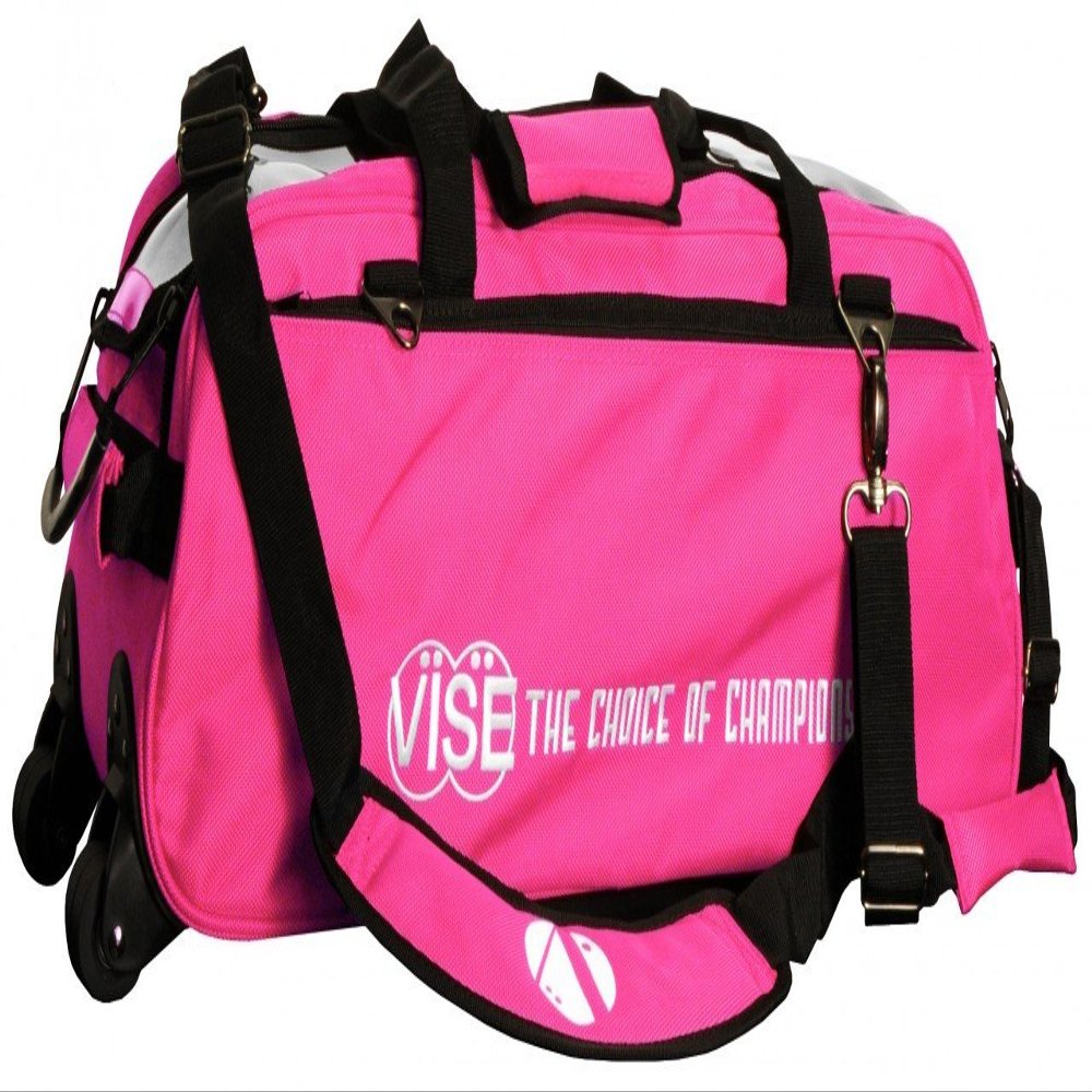 Vise Three Ball Tote Roller Bowling Bag, Pink