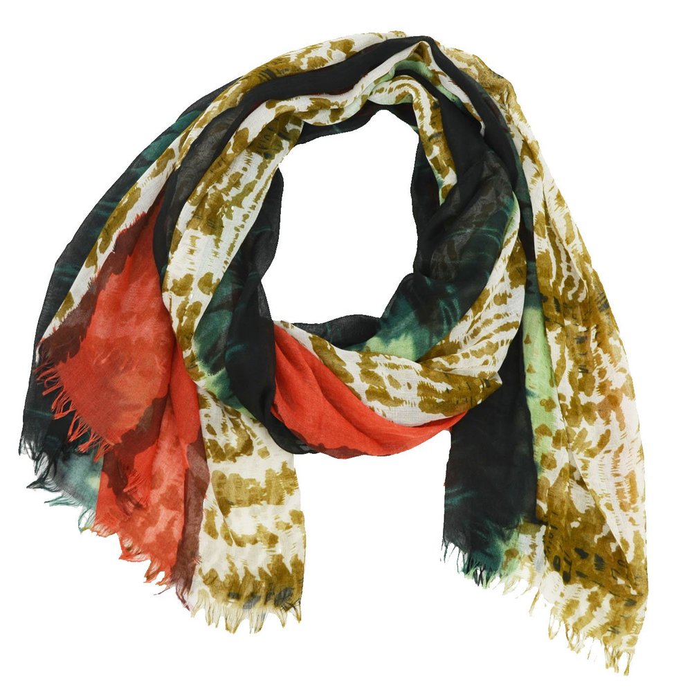 Vera Multi Color Print Scarf