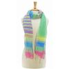 Ann Stripe Fringed Scarf view 2