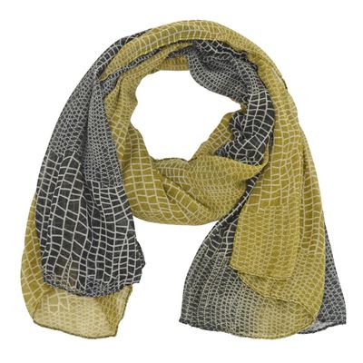 Saida Reptile Print Scarf