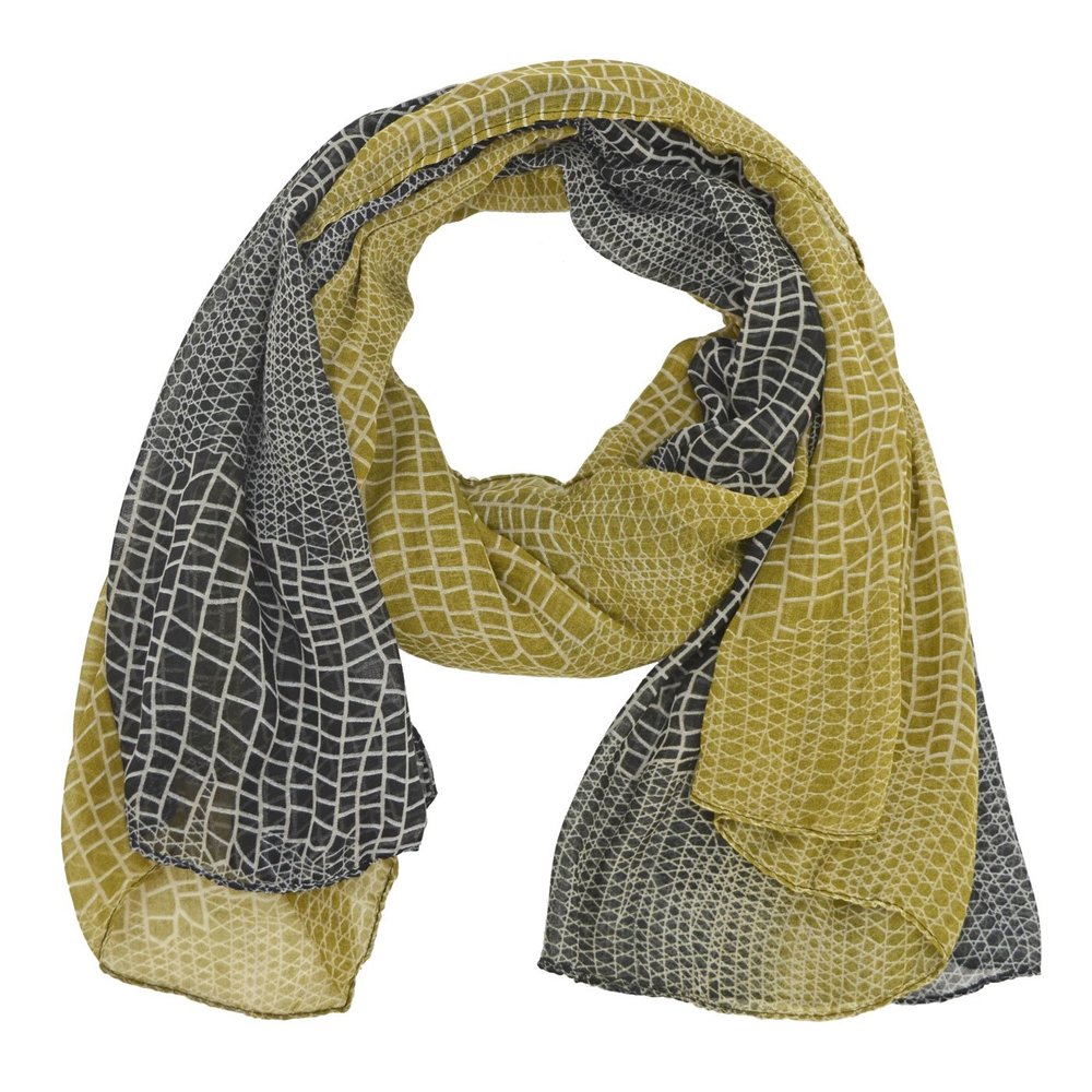 Saida Reptile Print Scarf