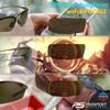 proSPORT Bifocal Sunglass Reader +150 Sport Wraparound Lightweight for Men and Women Outdoor TR90 Brown Frame view 4