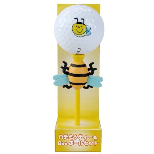 Hokshin Kogei TB1051 Golf Prize Bee Tea 1 Piece & Bee Ball 1 Ball Set