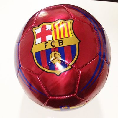 FC BARCELONA Soccer Ball Size 5 Authentic Official- RED FCB Futbol