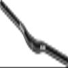 KCNC Bicycle Handlebar 6061 Aluminum, Lightweight, Lampant DH, Black, 1.0 inches (25.4 mm) view 1