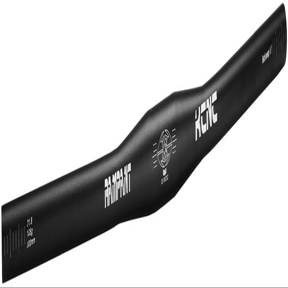KCNC Bicycle Handlebar 6061 Aluminum, Lightweight, Lampant, Black, 1.2 inches (31.8 mm)