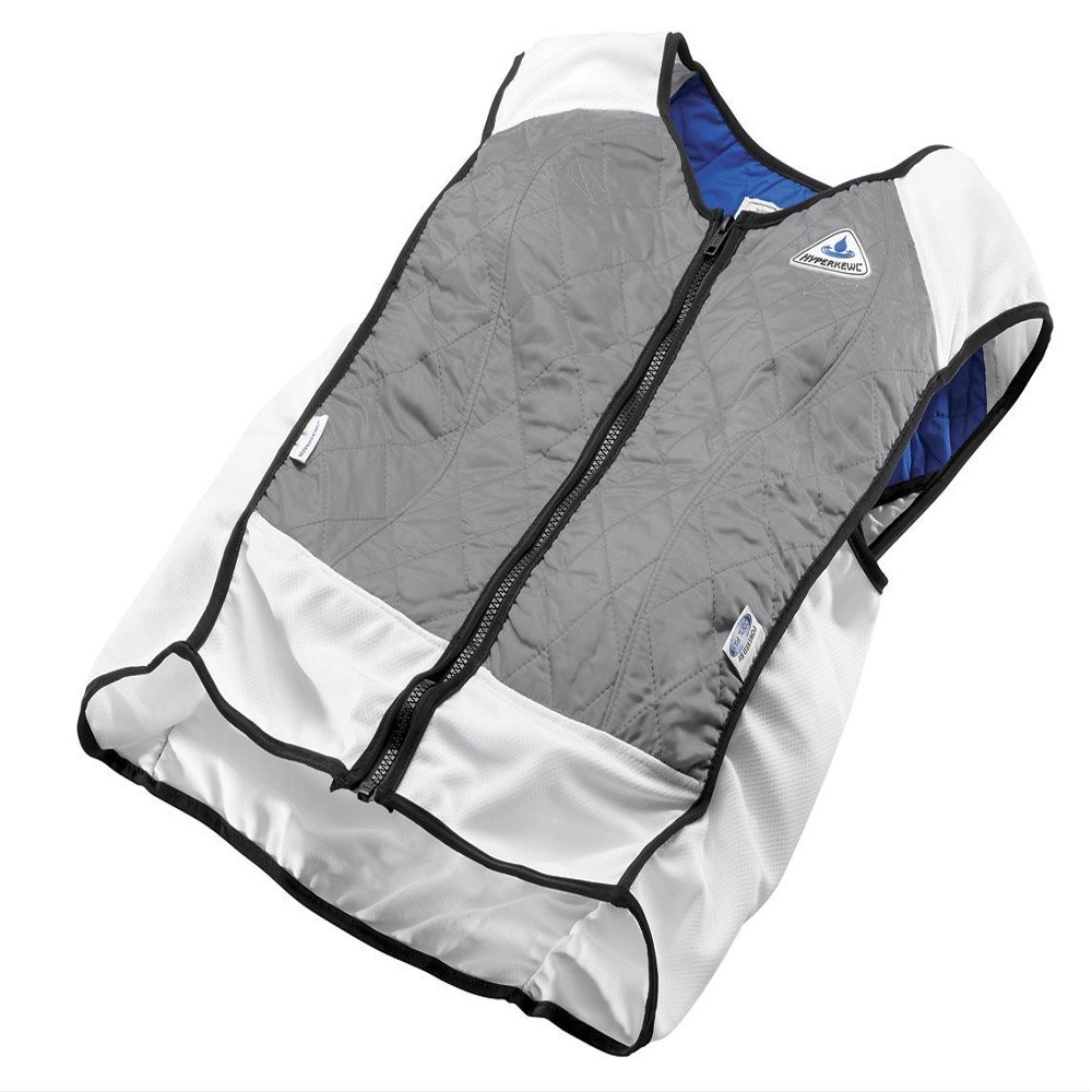 TechKewl mens Hybrid life jackets and vests, Silver, X-Large