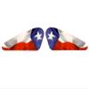East Coast Vinyl Werkz Texas State Flag 2 pc Set Fuel Tank Decals for Harley Davidson Sportster view 3