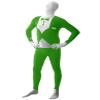 AltSkin Full Body Stretch Fabric Suit (XS, Green Tuxedo) view 1