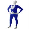 AltSkin Full Body Stretch Fabric Suit (XL, Blue Tuxedo) view 1
