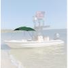 Taylor Made Anchorshade III Boat Shade, Forest Green, 6' x 6', Adjustable Aluminum Pole to 8 Feet, UV-Treated Fade-Resistant Nylon, Market-Style Top, Carrying Case, Fits Most Boats and Benches  22047 view 2