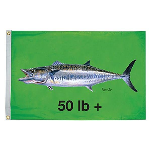 Taylor Made Products 1943 Carey Chen King Mackerel 50 Flag, 24 x 36-Inch
